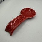 Fiestaware Fiesta Ware Spoon Rest Scarlet Red Homer Laughlin Co Hlc Usa 8   