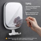 Shower Mirror Fogless With Razor Holder For Shaving  Anti Fog Bath Mirror Wit   