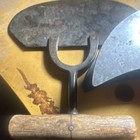 Landers Frary   Clark Metal Wood Half Round Chopper Set Straight Blade 2 Pieces