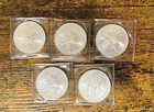 Lot Of 5  2022  1 Ounce  Us     eagle     Bu Lot Of 5