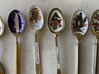 Large Lot Of 40 Vintage Souvenir Collector Spoons States Places Figural
