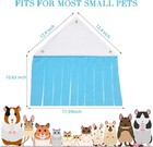 Guinea Pig Hideout Hideaway Corner Fleece Toys Cage Accessories