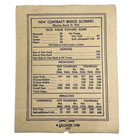 New Contract Bridge Scoring Vintage Full Giant Match 1935 A Hallmark Card  stain