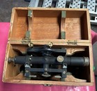 Antique David White Builders Transit Level Surveying Tool   Wood Case Pat 36325