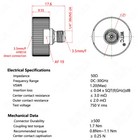 Nmd 3 5mm f To 3 5mm f Precision Rf Adapter For Network Analyzer Connector 30ghz