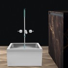 22 lx19 wx11 22 h Stainless Steel Mop Sink Utility Floor Mount Mop Basin Silver