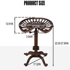 Tractor Seat Bar Stool-rustic Industrial Bar Stool-farmhouse Cast Iron Swivel