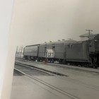 Vintage Steam Locomotive Passenger Train Railroad Photo 3 25x4 5 B w Original