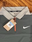 Nike Court Slam Tennis Polo Men Size M Green Dri-fit Adv Advantage Shirt New