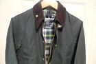 Barbour- A110 Kid s Bedale Wax Cotton Jacket  - Sage - Made In Uk -mint - Medium