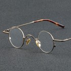 Japanese Retro Small Round Eyeglass Frames Titanium Vintage Spectacles Glasses