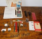 Vintage Box Sheaffer Calligraphy  Fountain Pen Booklet   Extra  Pens Nibs Hunt