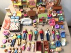 Huge Lot Of Vintage Fisher Price Loving Family Furniture Doll Kitchen Bathroom  