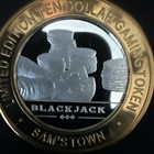 Sam   s Town Hotel Las Vegas  10 Casino Gaming Token  999 Silver 0 6oz