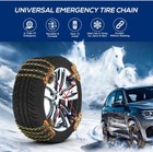 8 Pack Heavy Duty Wheel Tire Snow Chains  Anti-skid Emergency  Universal