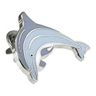 Pinmart s Blue Dolphin Ocean Sea Animal Cute Enamel Lapel Pin