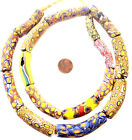Assortment Elbows Old Rare Antique Venetian Millefiori Glass African Trade Beads