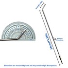 20 Pcs Paintless Dent Removal Push Rods Kit  Automotive Panel Dent Removal Hooks