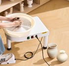 Professional Pottery Wheel 14in Ceramic Wheel Forming Machine 60-300 Rpm For Diy