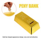 Golden Bar Coin Bank Piggy Bank Money Box Luxury Style Coin Saving Box With R   
