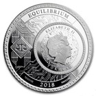 2018 Tokelau Equilibrium  Harmony 1 Oz  999 Silver Proof-like Coin