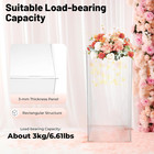 Acrylic Display Case  12 X 12 X 24 Inch   Tall Clear Plastic Box Dust Proof Act