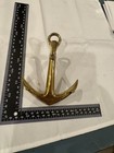 Vintage Solid Brass 8  Anchor - Nautical