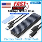 Orico M 2 Nvme Sata Ssd Enclosure Usb Type-c 10gbps Nvme Ssd External Case