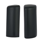 Pair Door Mirror Covers Black For 2017-2020 International Lt625 Trucks Lh rh