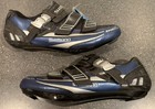 Shimano Spd-sl Sh-r130b Mens Us 10 Eu 44 Blue Road Cycling Spinning Shoes Nwt
