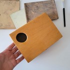 Vintage Miniature Easel 70s Wood Artist Box Soviet Painting Set Palette Antique