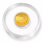 24k Pure Gold American Eagle Flag Coin       9999 Fine Gold Bullion Round