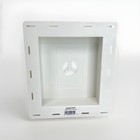 Mid America Vinyl Mountmaster Mounting Square Block 8  X 7  White 001 Siding