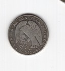 Chile 1851 2 Reales Silver Coin