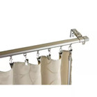 Rod Desyne 2-pack 28 - 48 In  Silver Armor Adjustable Traverse Curtain Rod Set