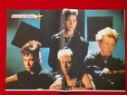 1980s Prince Depeche Mode Inxs Corey Hart 16x22 Vtg 4 Sided Music Poster Vtg