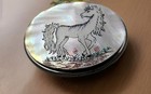 Vintage Unicorn Belt Buckle Boho Mystical Abalone Fantasy Design Rare Gift Idea