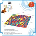 Alphabet Foam Play Mat For Kids  36 Interlocking Eva Tiles  72 x72  Floor Mat