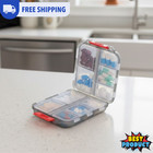 Weekly Pill Box Organizer Holder Medicine Case Boxes Travel Pill Boxes Wholesale