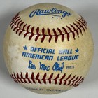 80   s Lee Macphail Rawlings Official American League Mlb Baseball   Oreoles Case