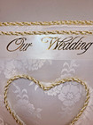 80   s Handmade 3d Puffy Satin   Lace Padded Fabric Wedding Photo Album 46 Pages