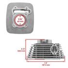 Caltric Cylinder For Polaris Phoenix 200 2005-2023 0452375 0452843 65mm 196cc