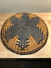 Antique Hopi Wicker Basket Woven Plaque 16 1 2   