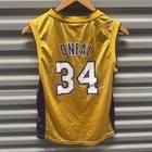 Reebok Shaquille O   neal  34 Lakers Jersey     Youth Medium  10   12 