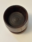 Vintage Hand-turned Wooden Vessel Solid Wood Bowl Trinket Footed Base Hand Made