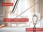 Ooowow 46 Inch 4 Pack Stainless Steel Iron Curtain Pull Wand - 2 Inches Shy 48