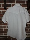 Vintage Ladies Western Short Sleeve White Blouse By Hyde Park  Millers  Size 38