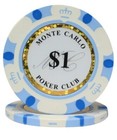 Mrc Poker 300pcs 14g Monte Carlo Poker Club Poker Chips Set With Alum Case
