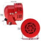 12v Universal Red Car Motor Driven Alarm Speaker Automotive Air Raid Siren Horn