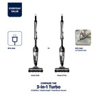 Bissell 3-in-1 Turbo Corded Stick Vacuum 2610 Lightweight Black 